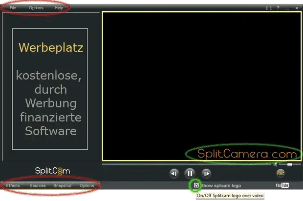 SplitCam Software – ein weiterer kostenloser Webcam Splitter