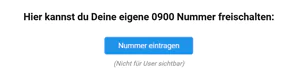 Als Findom eine eigene 0900er Telefonsex Nummer beantragen, auf's Smartphone kostenlos umleiten und 0,61 EUR pro Minute Geld verdienen